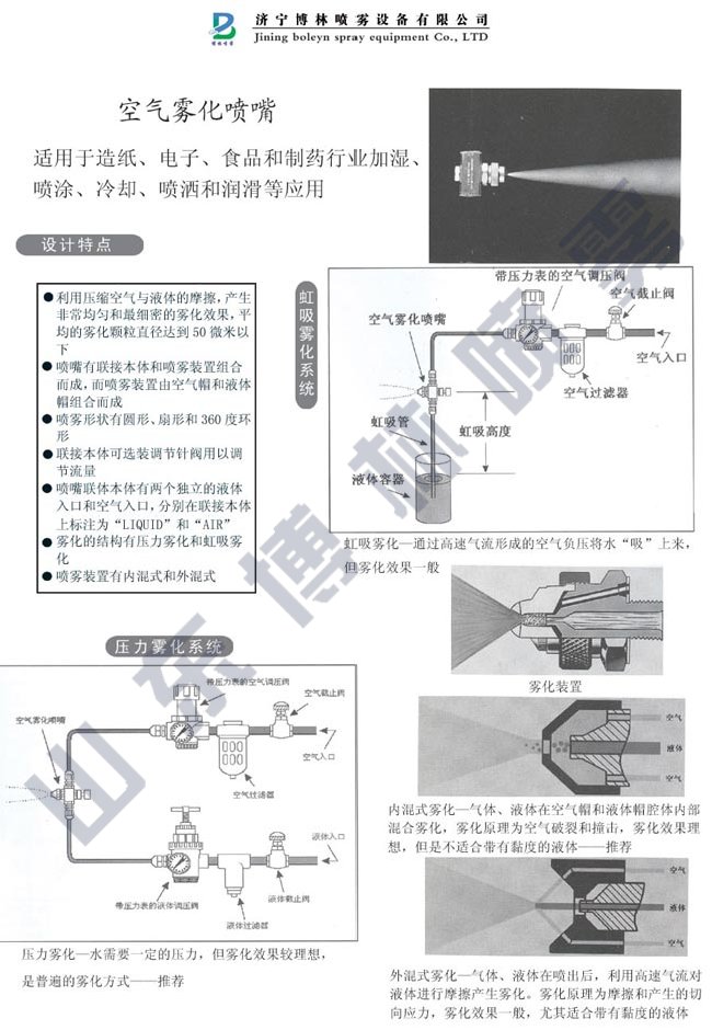BL-1-4JN空氣霧化噴嘴